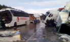 Antalya yolunda zincirleme kaza 18 kişi yaralı